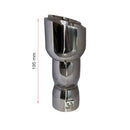 Двоен накрайник за ауспух – 195 мм