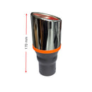 Накрайник за ауспух - Кръгла форма с червен акцент