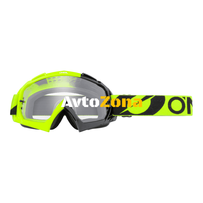 Крос очила O’NEAL B-10 TWOFACE BLACK/NEON YELLOW - CLEAR 2021 - Avtozona