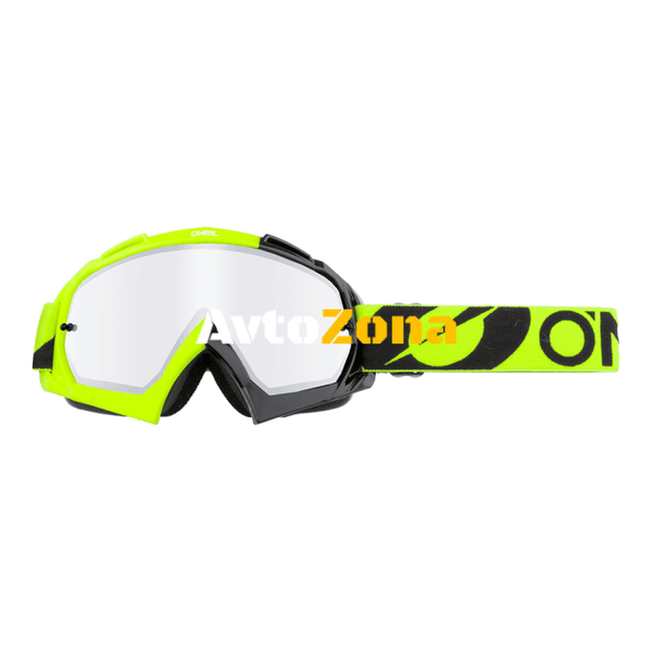 Крос очила O’NEAL B-10 TWOFACE BLACK/NEON YELLOW - SILVER MIRROR 2021 - Avtozona