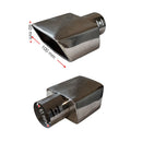 Накрайник за ауспух - Единичен, правоъгълна форма