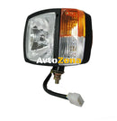 Ляв Кристален Фар с Кабел Фар с Mигач Габарит За Трактор Багер Комбайн Фадрома Снегорин и др. - Avtozona