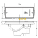 Лява Предна Светлина Габарит с Мигач За MF Massey Ferguson 240-285 24V с Крушка и Кабел - Avtozona
