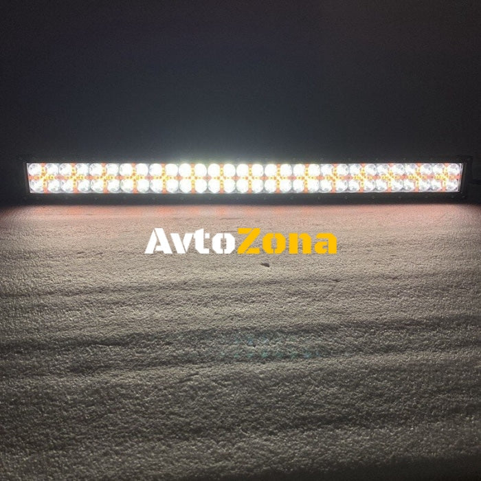 LED БАР - Прожектор Бяла и Оранжева Жълта Светлина 180W - 80 см - Avtozona