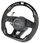 LED Custom Карбонов ALCANTARA Волан за Audi A3 A4 A5 A6 A7 A8 RS3 RS4 RS5 S3 S4 S5 RS6 RS7 - Avtozona