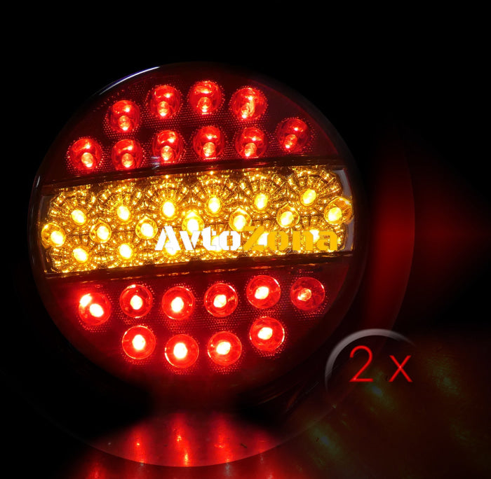LED Диоден стоп тип хамбургер 12V 24V Волта бус камион ТИР ремарке - Avtozona