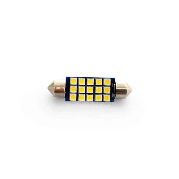 LED Крушка 15 SMD C10W 12V 41mm - Бяла Светлина 6000K от Photon - Avtozona