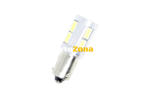 Лед крушки тип BA9S 5W с 10 SMD диода - Canbus срещуположни - Avtozona