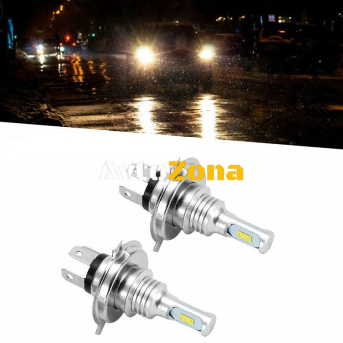 Led крушки H4 2бр. в комплект - Avtozona