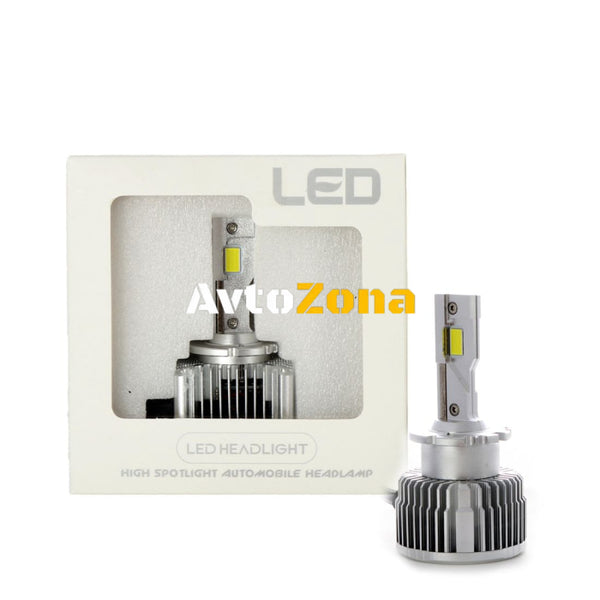 Лед крушки - Led система D2S D2R за подмяна на фабричен ксенон 50W - Canbus 6000K - 100% по силни от фабричен ксенон - Avtozona
