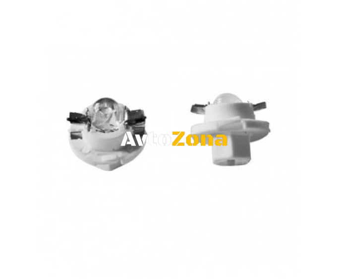 ЛЕД КРУШКИ ТИП B8.4D 12V / 2W СИН - Avtozona