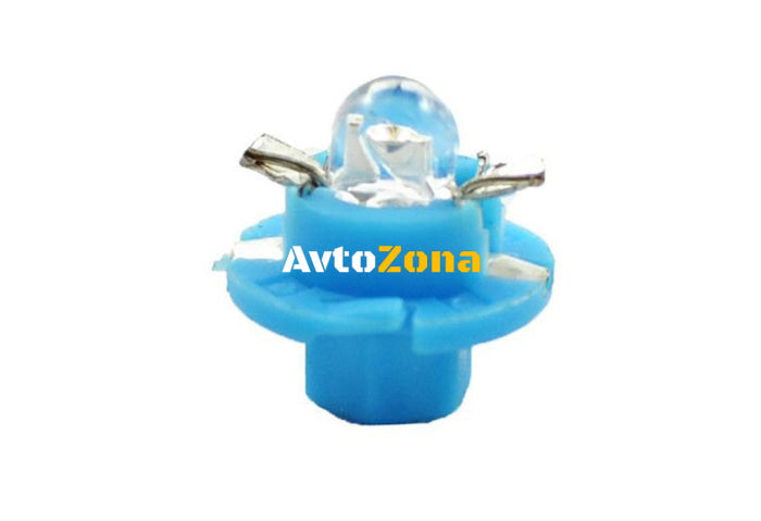 ЛЕД КРУШКИ ТИП B8.4D 12V / 2W СИН - Avtozona