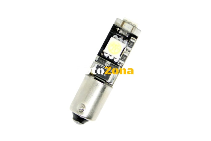 Лед крушки тип BA9S Canbus с 3 SMD диода разминати - Avtozona