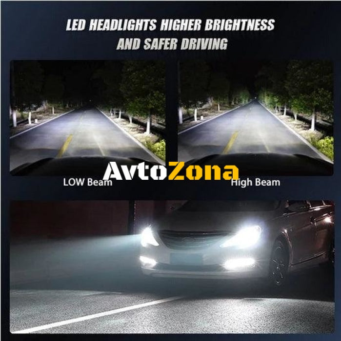 LED Крушки V20 canbus-H4 -100W (2 бр.) - Avtozona