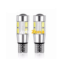 Лед Крушки За Габарит Т10 W5W LED 10 SMD Canbus 12V Бяла Светлина - Avtozona