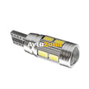 Лед Крушки За Габарит Т10 W5W LED 10 SMD Canbus 12V Бяла Светлина - Avtozona