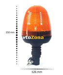 LED ЛЕД Аварийна/сигнална лампиа Маяк буркан 12/24V - Avtozona