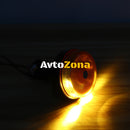 LED Лед Диодна Аварийна Сигнална Лампа Маяк Буркан 12/24V Блиц Slim E-Mark 12 Диода - Avtozona