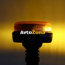 LED Лед Диодна Аварийна Сигнална Лампа Маяк Буркан 12/24V Блиц Slim E-Mark 12 Диода - Avtozona