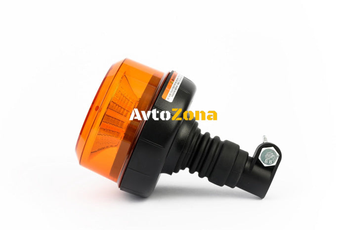 LED Лед Диодна Аварийна Сигнална Лампа Маяк Буркан 12/24V Блиц Slim E-Mark 12 SMD - Avtozona