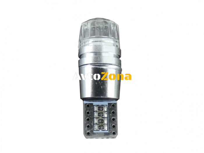 LED Лед Диоднa Крушкa За Габарит Т10 W5W COB 8-Core 12V Canbus - Error free Без грешки Бяла и Синя Светлина - Avtozona