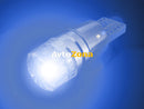 LED Лед Диоднa Крушкa За Габарит Т10 W5W COB 8-Core 12V Canbus - Error free Без грешки Бяла и Синя Светлина - Avtozona