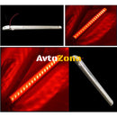 LED Лед Диодна Лампа Тръба 40см Червена Светлина 24V За Автомобил Камион За Дома или Офиса - Avtozona