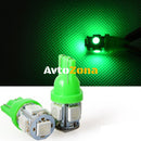 LED Лед Диодни Крушки За Габарит Т10 W5W 5 SMD 12V 6 Цвята Светлина - Avtozona