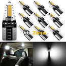 LED Лед Диодни Крушки За Габарит Т10 W5W Canbus 12V Бяла Светлина - Avtozona