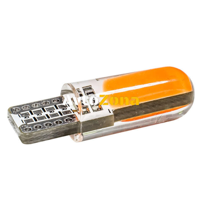 LED Лед Диодни Крушки За Габарит Т10 W5W COB 12-Core 12V 6 Цвята Светлина - Avtozona