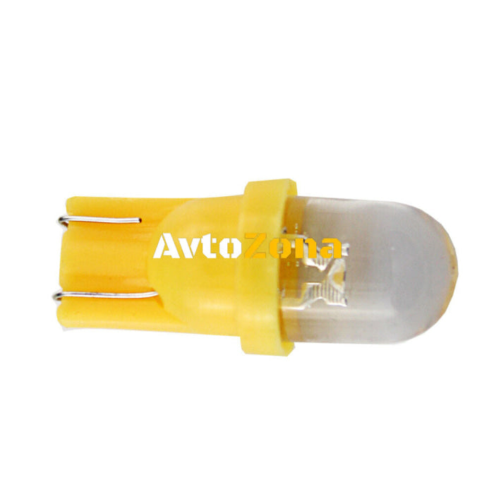 LED Лед Диодни Крушки За Табло Габарит Т10 W5W 1X LED 12V 5 Цвята Светлина - Avtozona
