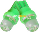 LED Лед Диодни Крушки За Табло Габарит Т10 W5W 1X LED 12V 5 Цвята Светлина - Avtozona