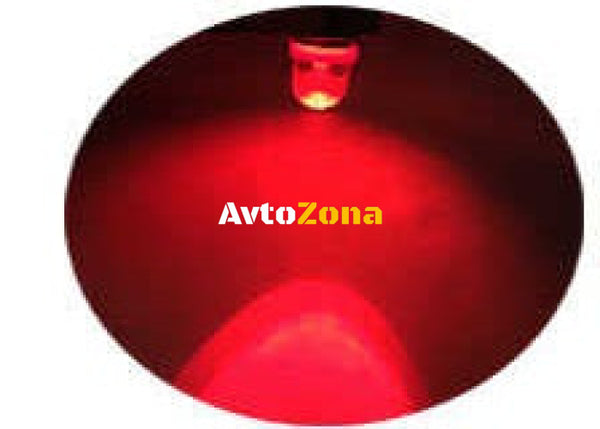 LED Лед Диодни Крушки За Табло Габарит Т10 W5W 1X LED 12V Червена - Avtozona