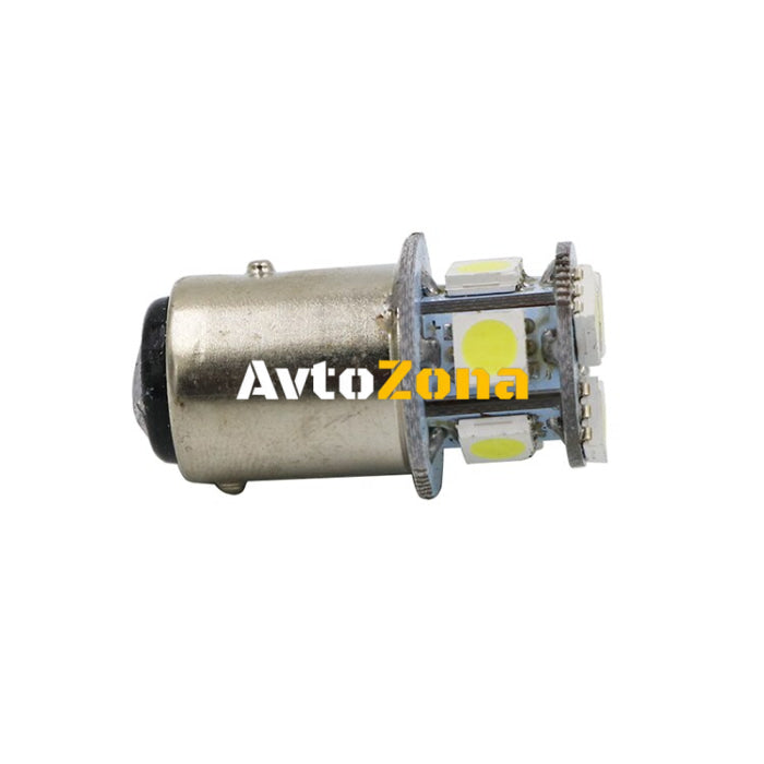 LED Лед Крушки 22 SMD BA15S 1156 (P21W) BAU15S 1156 (PY21W) 12V - 24V Бяла Оранжева Червена Светлина - Avtozona