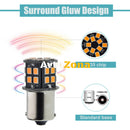 LED Лед Крушки 30 SMD BA15S 1156 (P21W) BAU15S 1156 (PY21W) 12V - 24V Бяла Оранжева Червена Синя Светлина Canbus - Avtozona