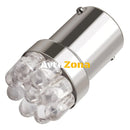LED Лед Крушки Mигач Стоп Габарит Халоген 9 LED 1156 BA15S,12V Бяла Оранжева Червена - Avtozona