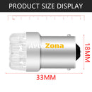 LED Лед Крушки Mигач Стоп Габарит Халоген 9 LED 1156 BA15S,12V Бяла Оранжева Червена - Avtozona