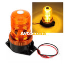 LED Лед Сигнална Аварийна Лампа Маяк Буркан 130mm x 74mm 12V - 24V 30 SMD Диода За Трактор