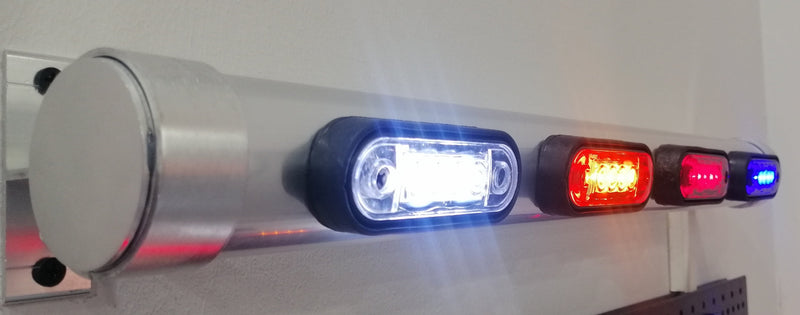 LED Маркер Диоден Габарит Токос Оранжев 12V-24V Светлина За Камион Бус Ван