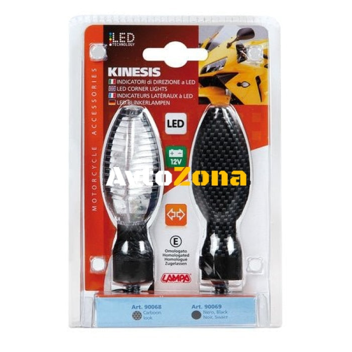 LED мигачи KINESIS CARBON - 90068 - Avtozona