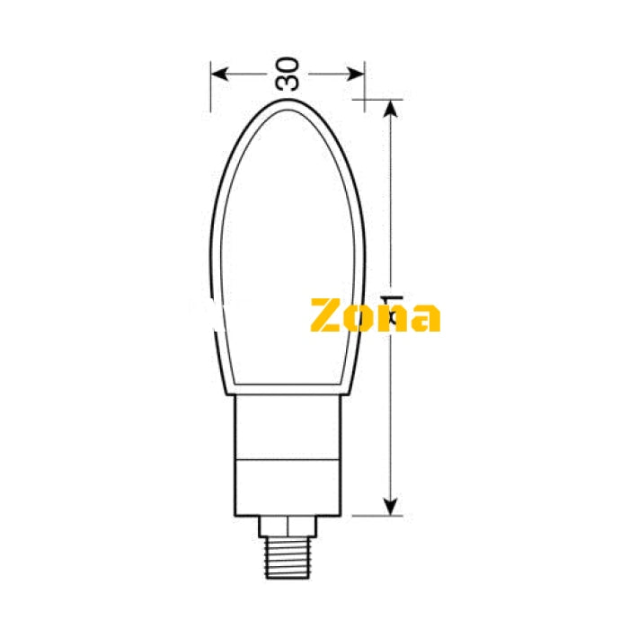 LED мигачи TWIST BLACK - 90084 - Avtozona