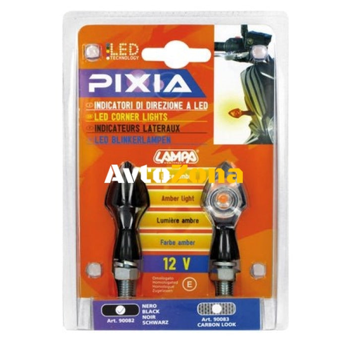 LED мигачи PIXIA BLACK - 90082 - Avtozona