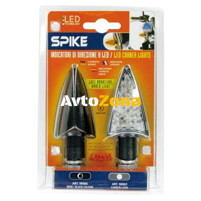 LED мигачи SPIKE BLACK - 90086 - Avtozona