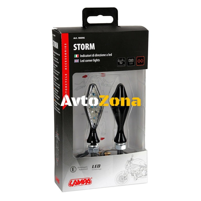 LED мигачи STORM BLACK- 90096 - Avtozona