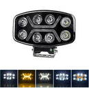 LED мощен диоден фар халоген лампа 12V-24V 90W бяло-жълто за АТВ джип камион трактор земеделски и селскостопански машини и др. - Avtozona