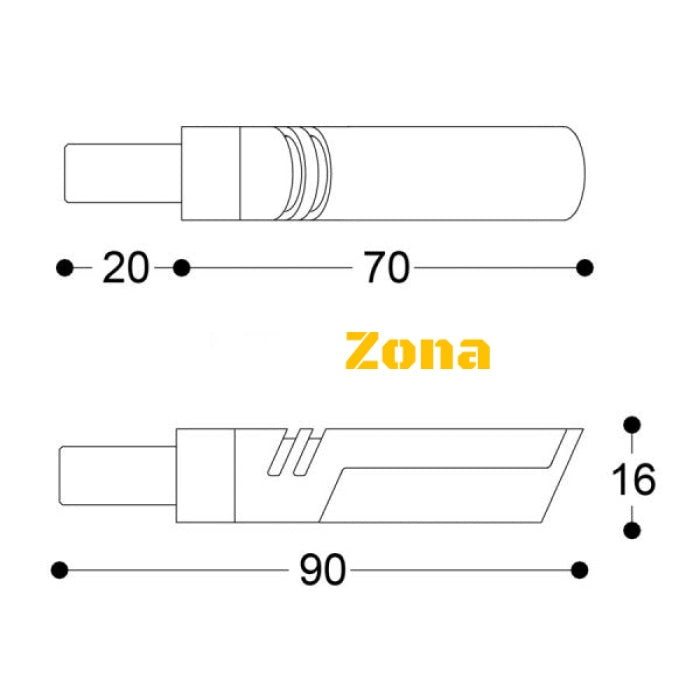 LED мото мигачи BARRACUDA IDEA B-LUX BLUE - Avtozona