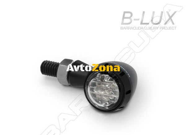 LED мото мигачи BARRACUDA S-LED B-LUX BLACK - Avtozona
