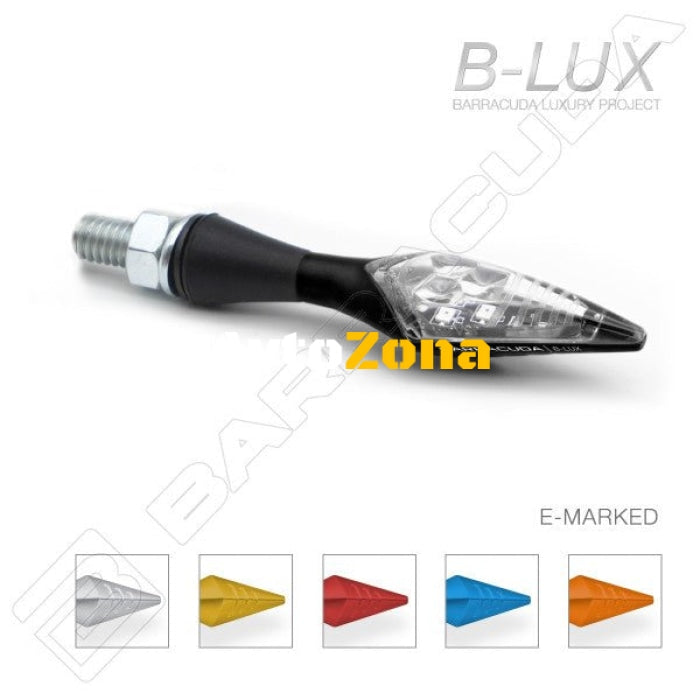 LED мото мигачи BARRACUDA X-LED B-LUX SILVER - Avtozona