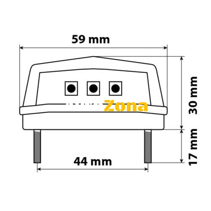 LED-Осветител за номер 90166 - Avtozona