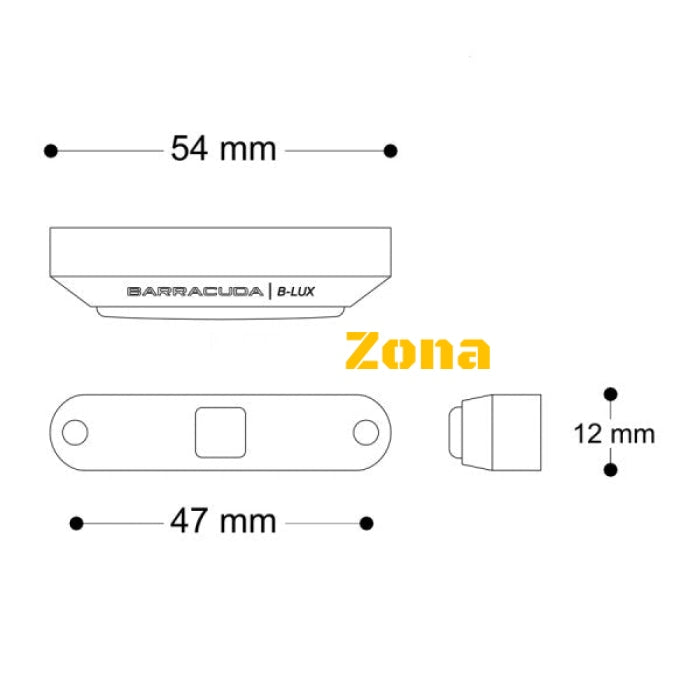 LED-ОСВЕТИТЕЛ ЗА НОМЕР BARRACUDA MICRO TIGER - Avtozona